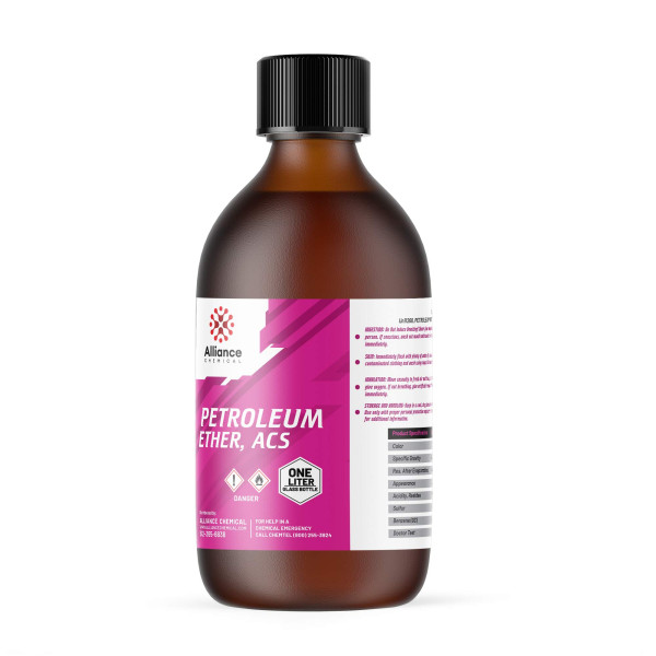 Alliance Chemical High Purity Reagent Grade Petroleum Ether, ACS, 1 Liter