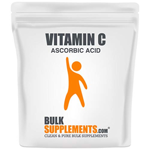 BulkSupplements.com Vitamin C Powder, Ascorbic Acid Vitamin C, 2.2 lbs