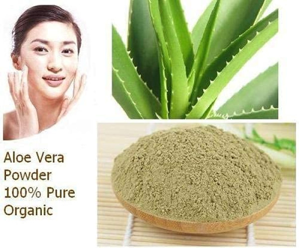USDA Organic Aloe Vera Powder, Aloe Barbadensis, 100g (3.5 oz)