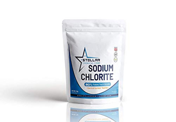 Stellar Chemical, Sodium Chlorite, 80% Flakes, Tech Grade, 1 Kg