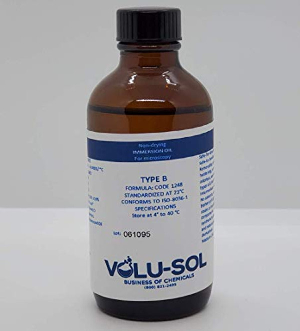 Volu-Sol, Microscope Immersion Oil, Type B (High Viscosity), 4 oz