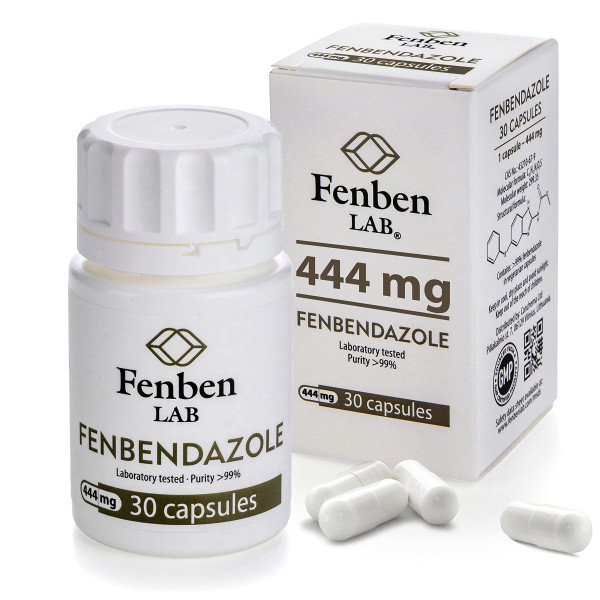 Fenben LAB Fenbendazol 444mg, Purity >99%, 30 Caps