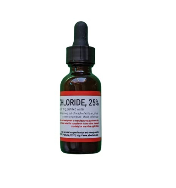 Aluminum Chloride, 25%, 4 oz/120 ml