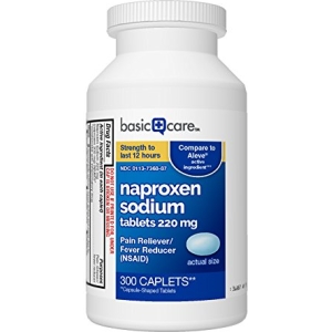 Basic Care Naproxen Sodium Tablets, 300 Count