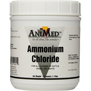 AniMed Powder 99.9-Percent Ammonium Chloride for Horses Dogs Cats Cows Sheep and Goats, 2.5-Pound