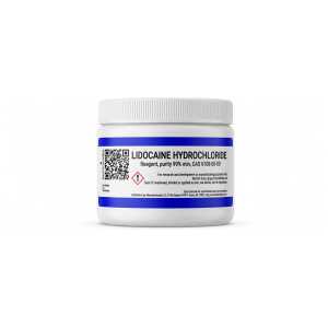 Lidocaine Hydrochloride (HCl) Powder – Reagent Grade, 50 grams,  ≥99% Purity (CAS 6108-05-0)