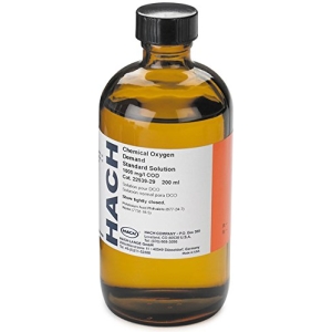 Hach 2253929 COD Standard Solution, 1000 mg/L as COD (NIST), 200 mL