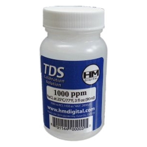 HM Digital 1000ppm TDS Calibration Solution, 3 Fl Oz