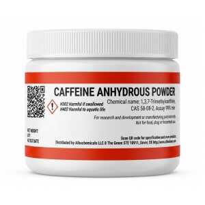 Caffeine Anhydrous (1,3,7-Trimethylxanthine) | CAS 58-08-2 | Assay ≥99.0% | Chemical Reagent