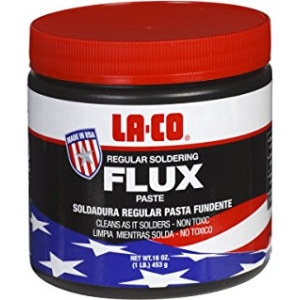LA-CO Regular Soldering Flux Paste, 1lbs