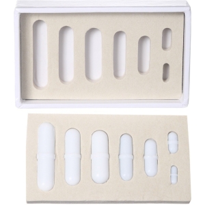 7 Pcs PTFE Magnetic Stirrer Mixer Stir Bar Spinbar Stirring