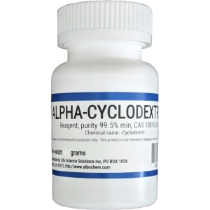 Alpha-Cyclodextrin Pure Powder, 99.5%, 50 Grams