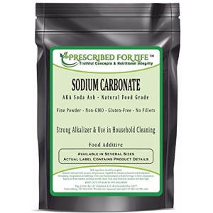 Sodium Carbonate - Natural Grade 100 Anhydrous Powder - Soda Ash, 2 kg