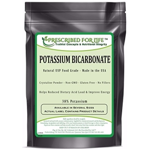 Potassium Bicarbonate, Natural USP Food Grade Crystalline Powder, 99.63% Alkalinity 1 lb