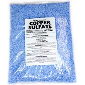 Copper Sulfate Small Crystals, 99% Pure, 10 lb