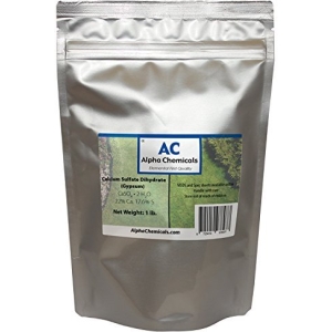 Calcium Sulfate Dihydrate, Gypsum, 1 Lb