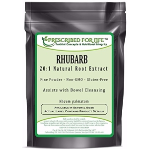 Rhubarb - 20:1 Natural Root Extract Powder (Rheum palmatum), 4 oz