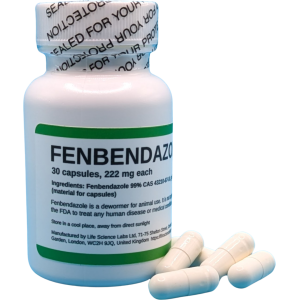 Fenbendazol 222mg, Purity >99%, 30 caps