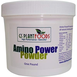 Amino Power Powder, All Natural nitrogen Source and chelating Agent 14-0-0 Amino Acid Powder, 1 Lb