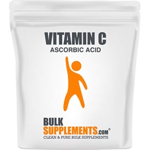 BulkSupplements.com Vitamin C Powder, Ascorbic Acid Vitamin C, 2.2 lbs