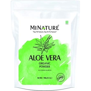 USDA Organic Aloe Vera Powder, Aloe Barbadensis, 100g (3.5 oz)
