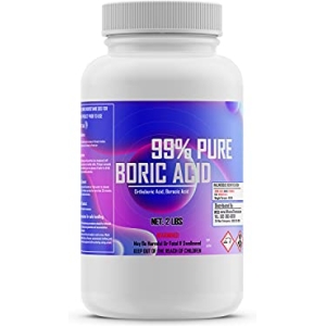 Pure Boric Acid Powder 99%, 2 Lb