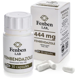Fenben LAB Fenbendazol 444mg, Purity >99%, 30 Caps