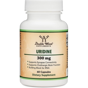 Uridine Monophosphate, Choline Enhancer, Beginner Nootropic,  300mg, 60 Caps