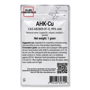 AHK-Cu Powder (Copper Tripeptide-3) – 99% Purity – 1 gram