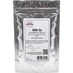 GHK-CU Copper Peptide Powder, 99% min, CAS 89030-95-5, 3 Grams