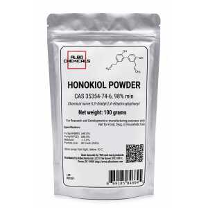 Honokiol Powder - Magnolia Bark Extract, ≥98% Purity, 100 grams