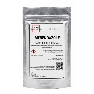 Mebendazole | CAS 31431-39-7 | ≥99% Purity | Analytical Reference Standard, 25 grams