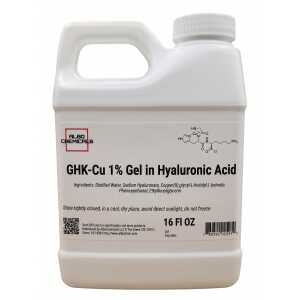 Copper Tripeptide-1 (GHK-Cu) 1% Gel in Hyaluronic Acid Base - 16 Fl Oz