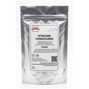 Tetracaine Hydrochloride (CAS 136-47-0), 25 grams
