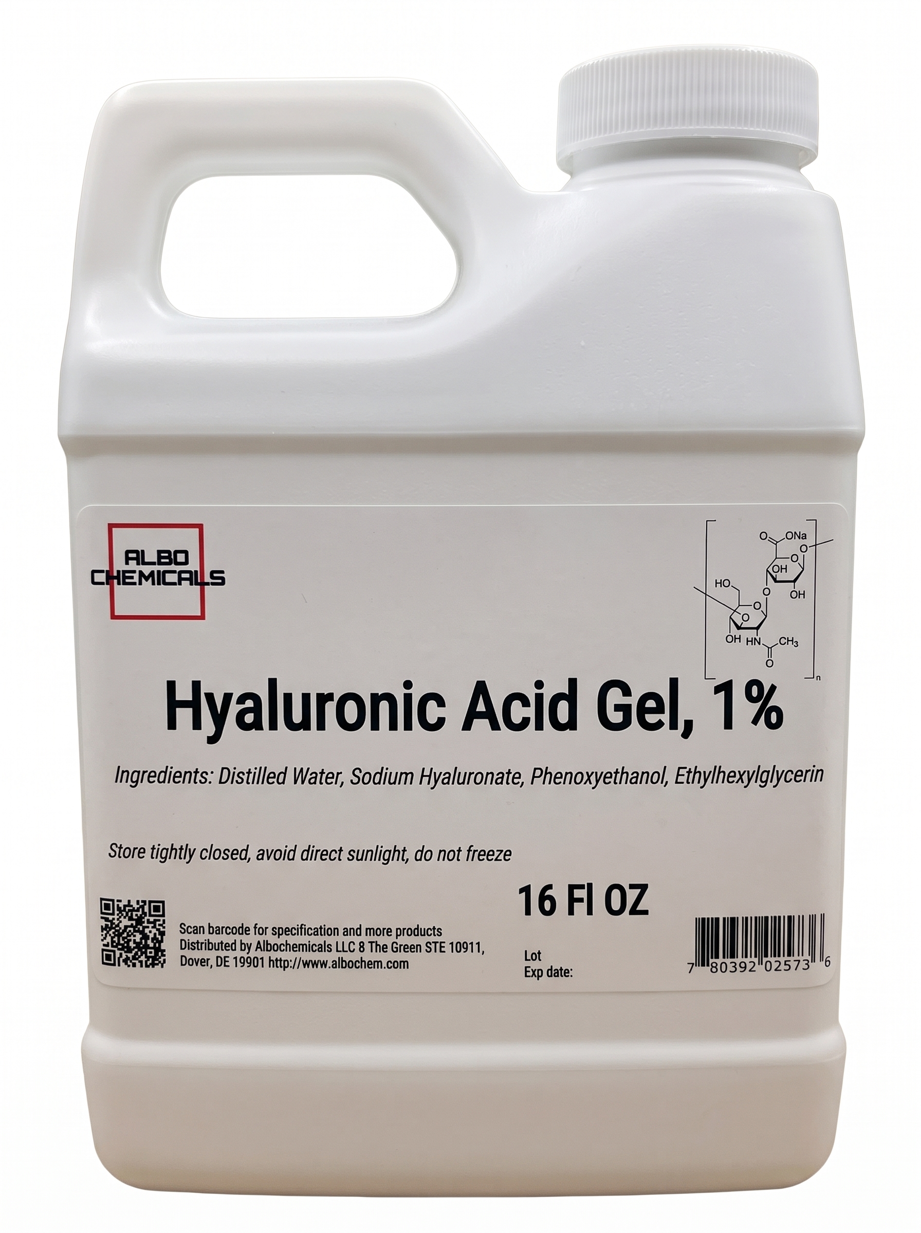 Hyaluronic Acid Gel, 1%