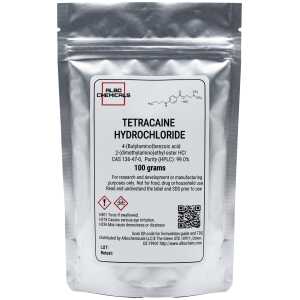 Tetracaine Hydrochloride | CAS 136-47-0 | 99.0% Purity (HPLC) | 100 grams